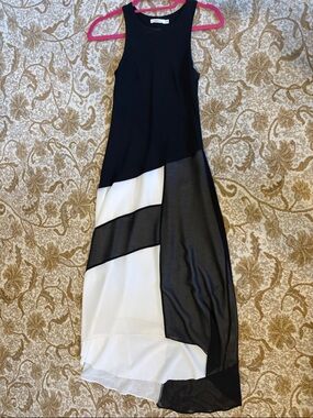 Bailey 44 Black and White Maxi Skirt Dress
